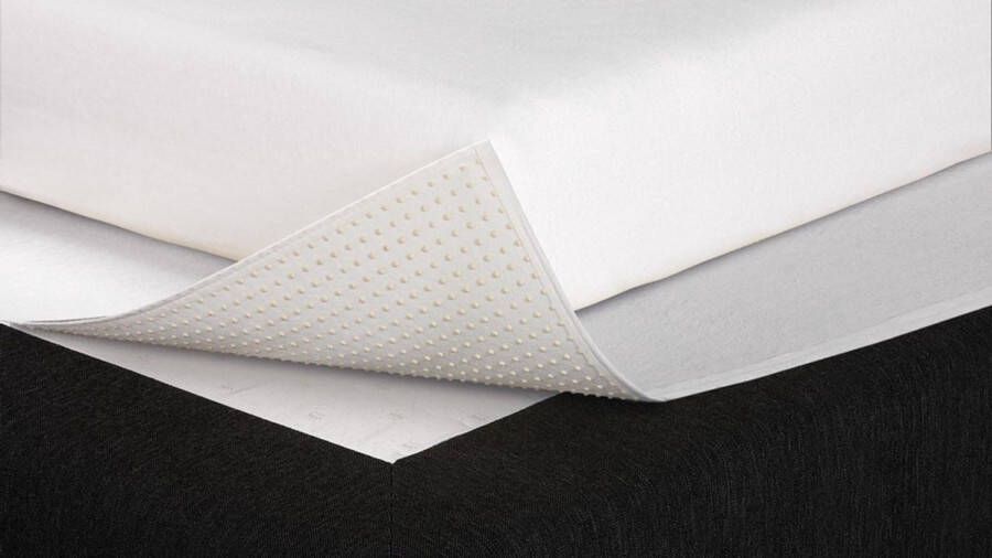 Beter Bed Select Beter Bed Molton Hoeslaken en Anti-Slip Matrasonderlegger Beschermingspakket Boxspring 160x220x30 cm