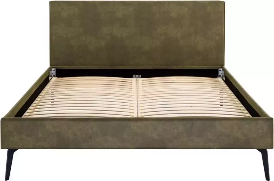 Beter Bed Select Beter Bed Novelle Bedframe Lederlook 160x200 cm Groen