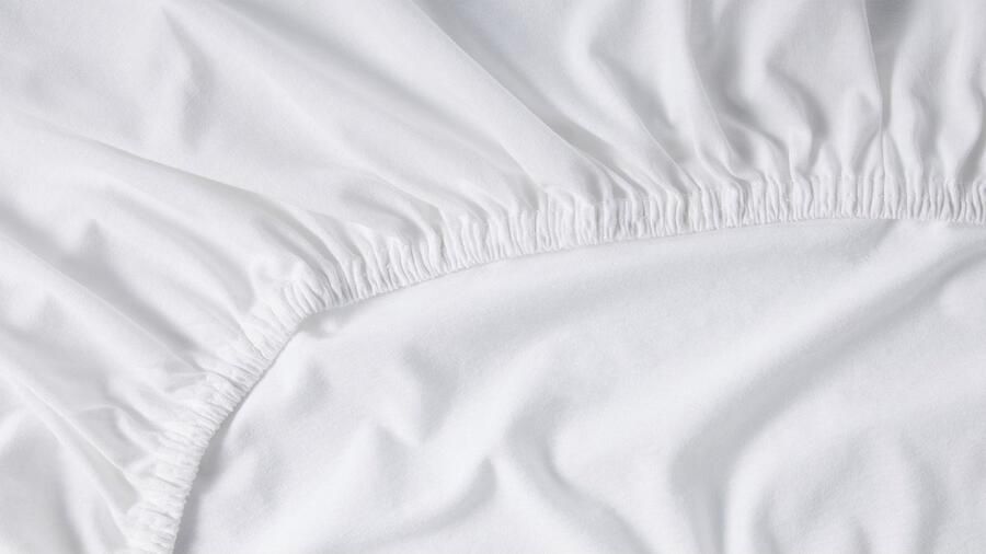 Beter Bed Select Jersey Hoeslaken Splittopper 160 x 200 210 220 cm 100% Katoen Matrasbeschermer Matrashoes Wit