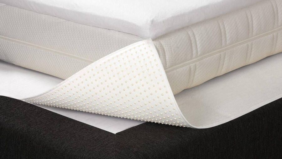 Beter Bed Select Beter Bed Splittopper Molton Hoeslaken en Anti-Slip Matrasonderlegger Beschermingspakket Boxspring 200x210 220x10 cm