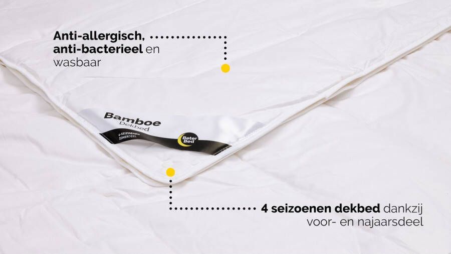 Beter Bed Select Dekbed Bamboe 4-seizoenen 200 x 220 cm - Foto 2