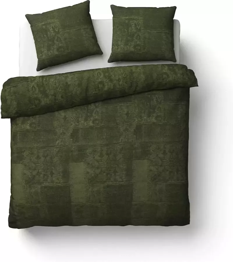 Beter Bed Select Dekbedovertrek Alf 140 x 200 220 cm groen