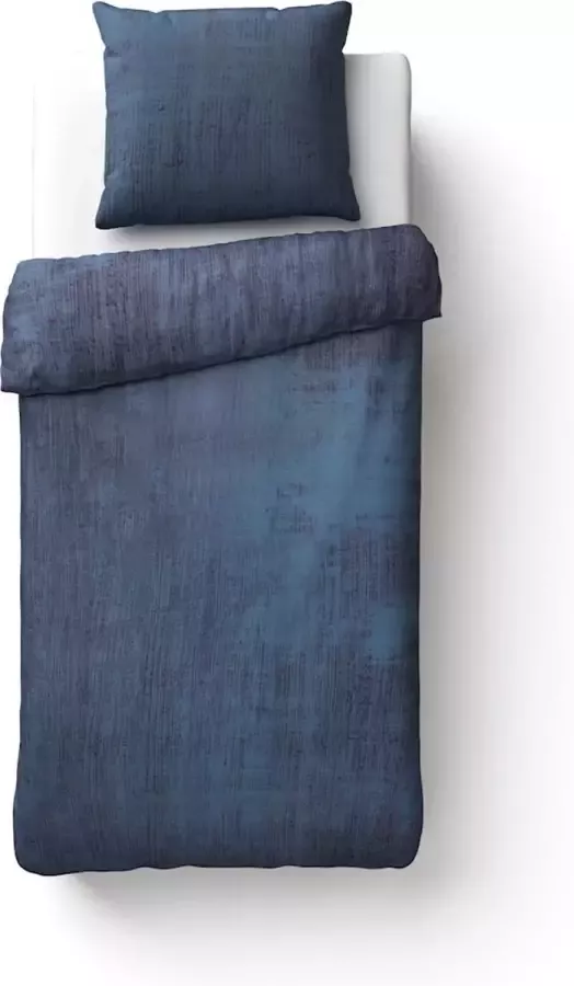 Beter Bed Select Dekbedovertrek Alton 140 x 200 220 cm blauw
