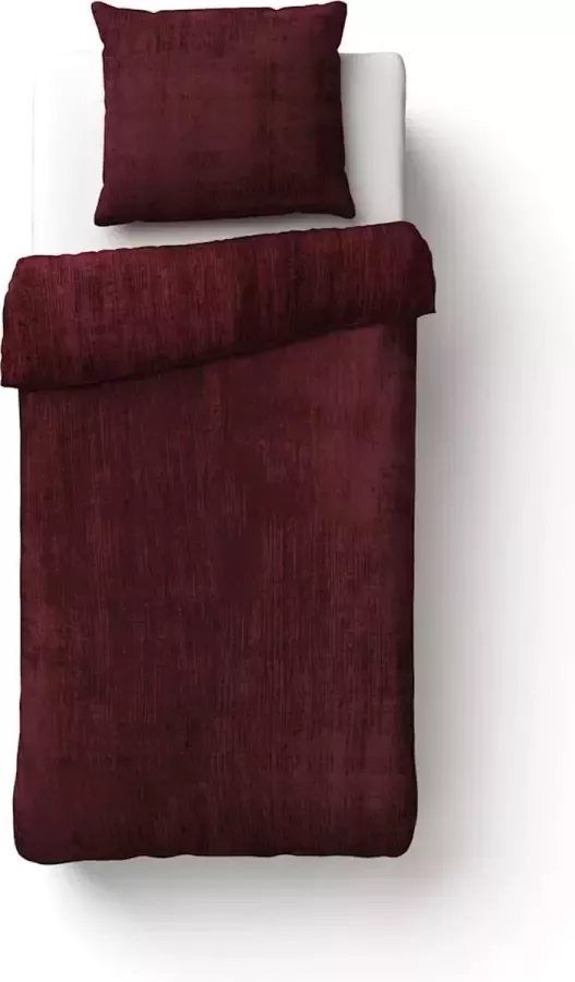 Beter Bed Select Dekbedovertrek Alton 140 x 200 220 cm rood