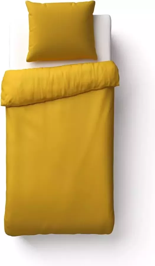 Beter Bed Select Dekbedovertrek Brody 140 x 200 220 cm geel