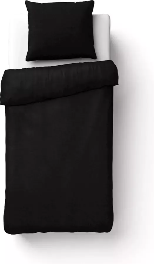 Beter Bed Select Dekbedovertrek Brody 140 x 200 220 cm zwart