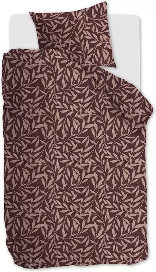 Beter Bed Select Dekbedovertrek Cleo 140 x 200 220 cm aubergine