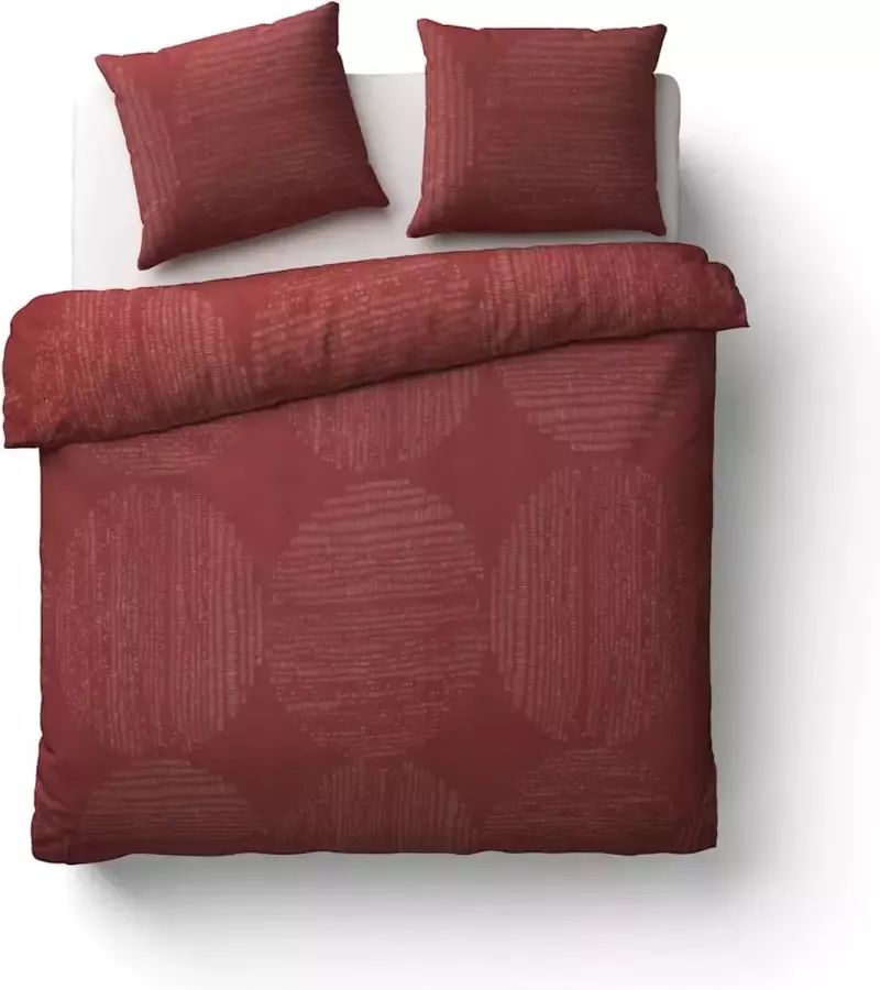 Beter Bed Select Dekbedovertrek Ely 200 x 200 210 220 cm rood
