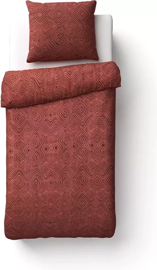 Beter Bed Select Dekbedovertrek Jaxx 140 x 200 220 cm rood