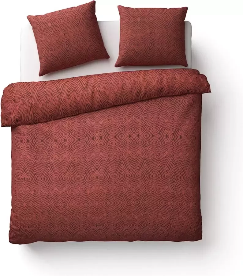 Beter Bed Select Dekbedovertrek Jaxx 200 x 200 210 220 cm rood