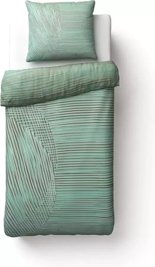 Beter Bed Select Dekbedovertrek Laver 140 x 200 220 cm groen