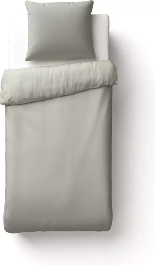 Beter Bed Select Dekbedovertrek Milton 140 x 200 220 cm grijs