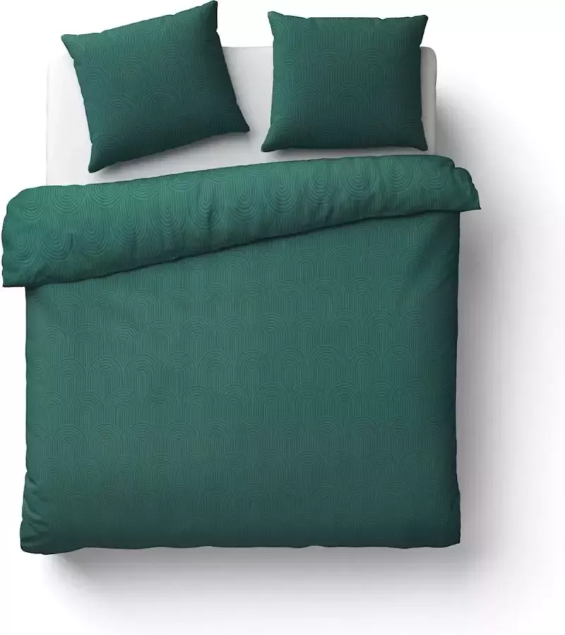 Beter Bed Select Dekbedovertrek Milton 200 x 200 210 220 cm groen