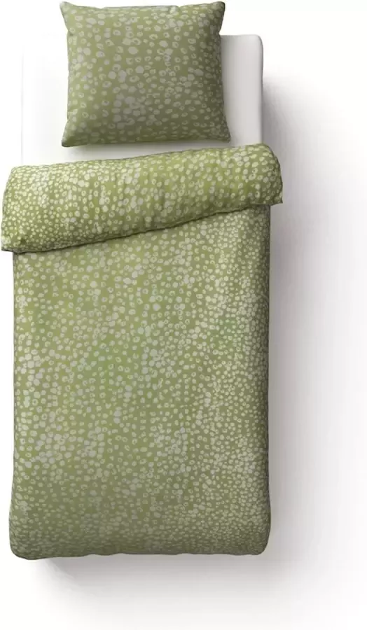 Beter Bed Select Dekbedovertrek Newton 140 x 200 220 cm groen