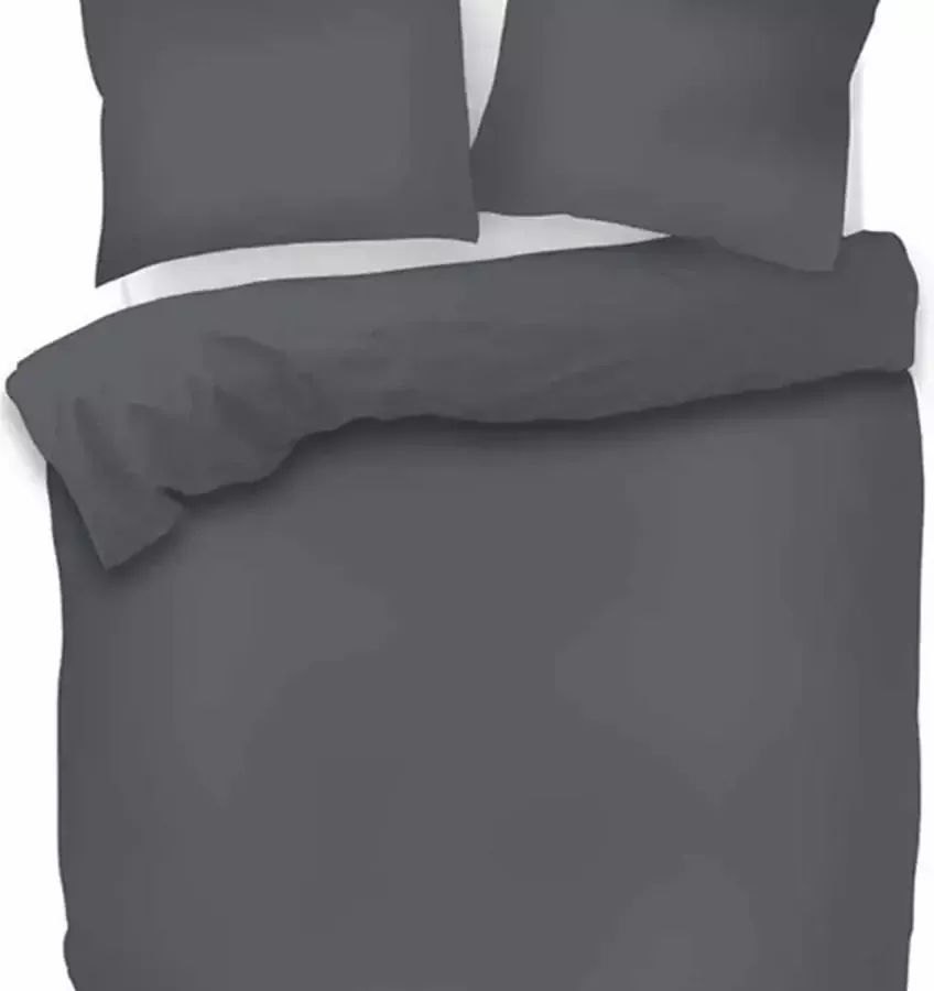 Beter Bed Select Dekbedovertrek Nora 140 x 200 220 cm antraciet