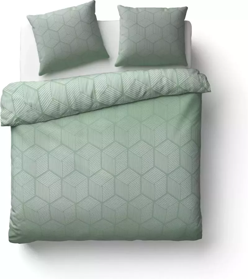 Beter Bed Select Dekbedovertrek Norman 240 x 200 220 cm groen