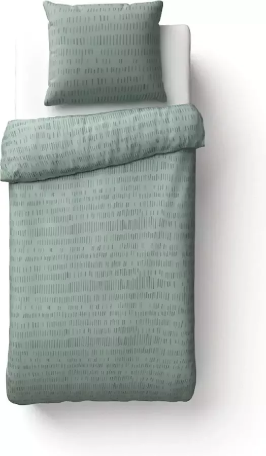 Beter Bed Select Dekbedovertrek Senn 140 x 200 220 cm groen