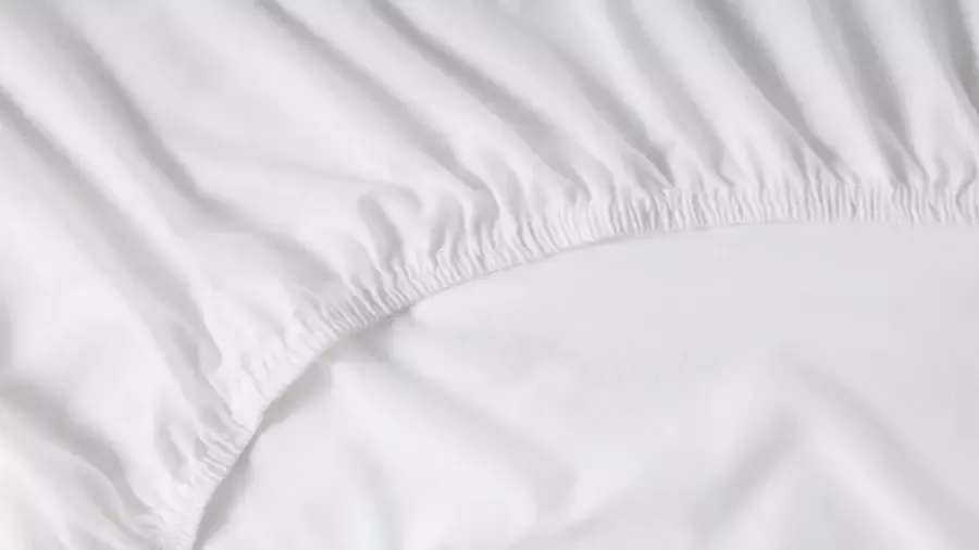 Beter Bed Select Hoeslaken Biologisch jersey matras 180 200 x 200 210 220 cm wit
