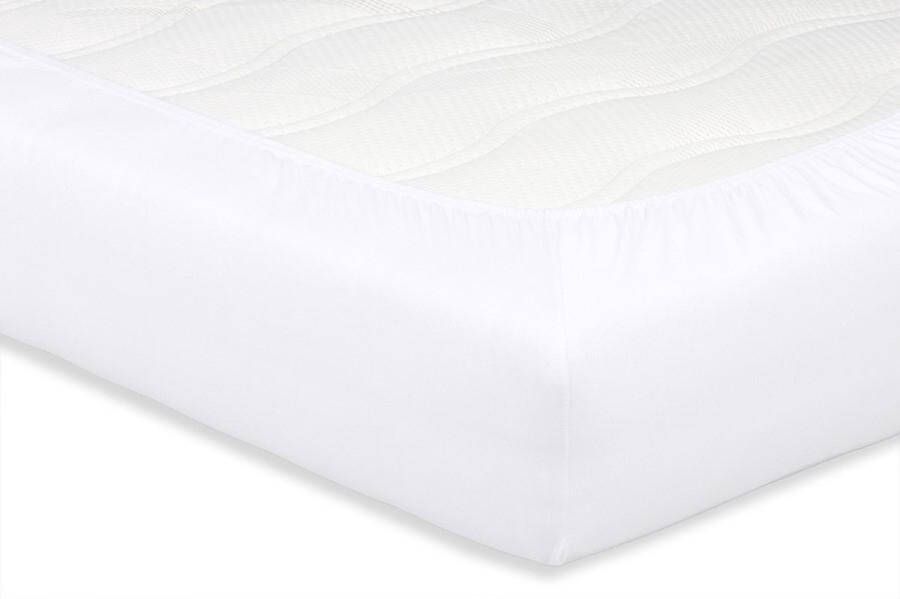 Beter Bed Select Hoeslaken Jersey 100% katoen 100x 200 210 220 cm Wit