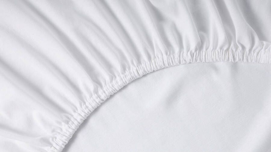 Beter Bed Select Hoeslaken Jersey 100% katoen 140x200 210 220 cm Wit