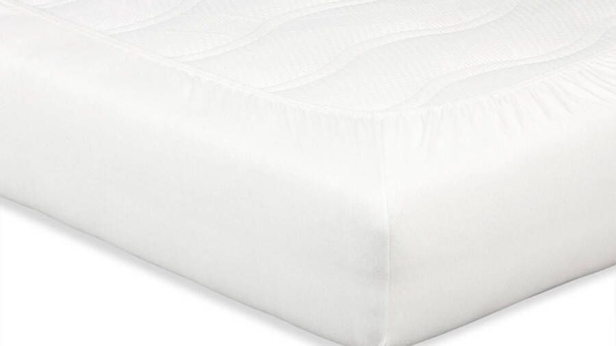 Beter Bed Select Hoeslaken Jersey 1+1 gratis 100% katoen 180 x 200 210 220 cm Gebroken wit