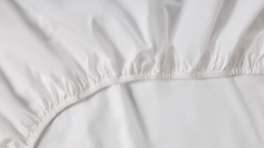 Beter Bed Select Jersey Hoeslaken 70 80 90 x 200 210 220 cm 100% Katoen Matrasbeschermer Matrashoes Off-White