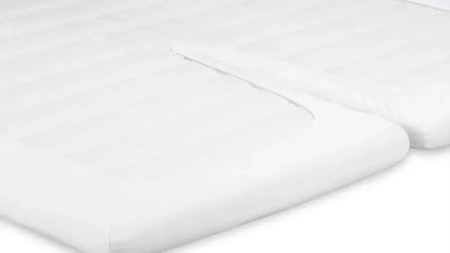 Beter Bed Select Hoeslaken Jersey voor splittopper 1+1 gratis 180x200 210 220 cm Wit