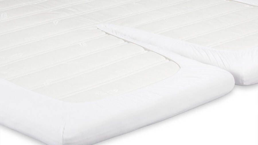 Beter Bed Select Jersey Hoeslaken voor Splittopper 100% Katoen 140 x 200 210 220 cm Wit