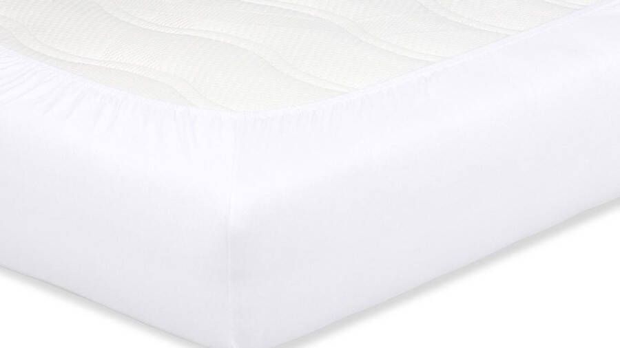 Beter Bed Select Hoeslaken Perkal 160 x 210 220 cm wit