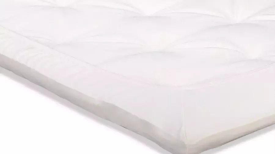 Beter Bed Select Hoeslaken Perkal topper 140 x 200 cm off-white