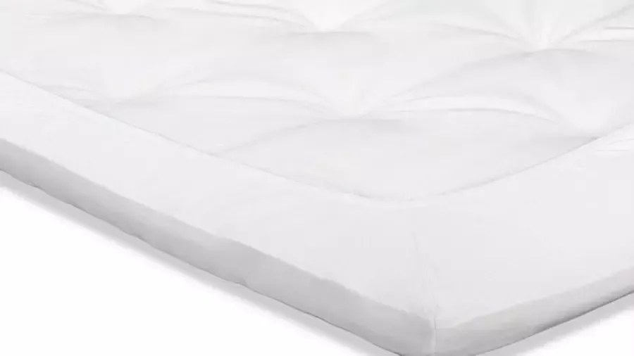 Beter Bed Select Hoeslaken Perkal topper 80 90 x 200 cm wit
