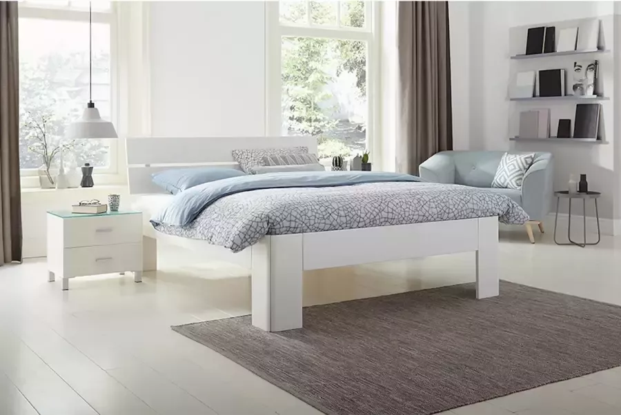 Beter Bed Select hoofdbord Fresh 120 x 14 x 48 cm wit