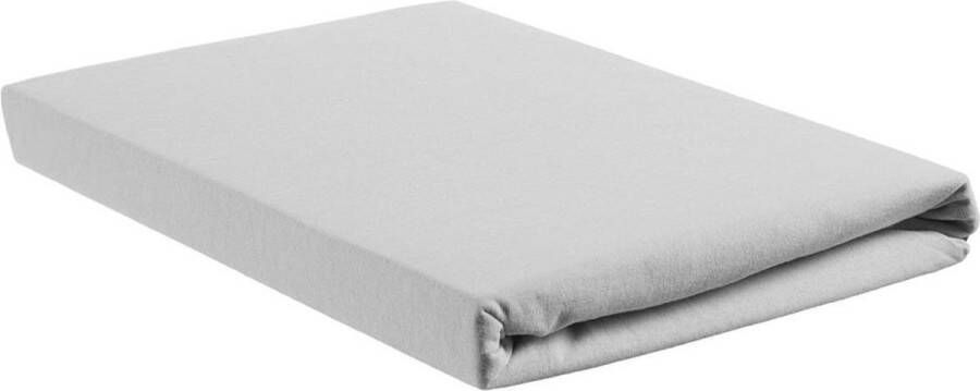 Beter Bed Select Jersey Hoeslaken voor Matras 100% Katoen 100 x 200 210 220 cm Lichtgrijs