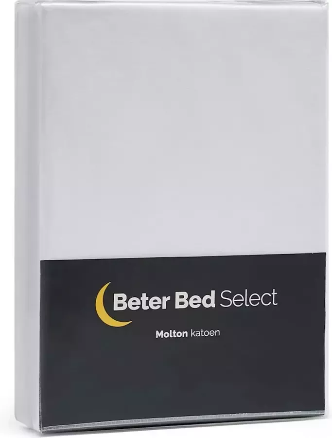 Beter Bed Select Matras Molton Hoeslaken Matrasbeschermer Matrashoes 100 x 200 cm Tot 30 cm Wit