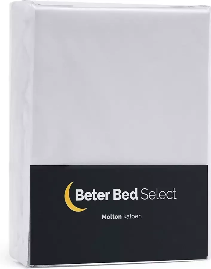 Beter Bed Select Matras Molton Hoeslaken Matrasbeschermer Matrashoes 140 x 210 cm Tot 30 cm Wit - Foto 1