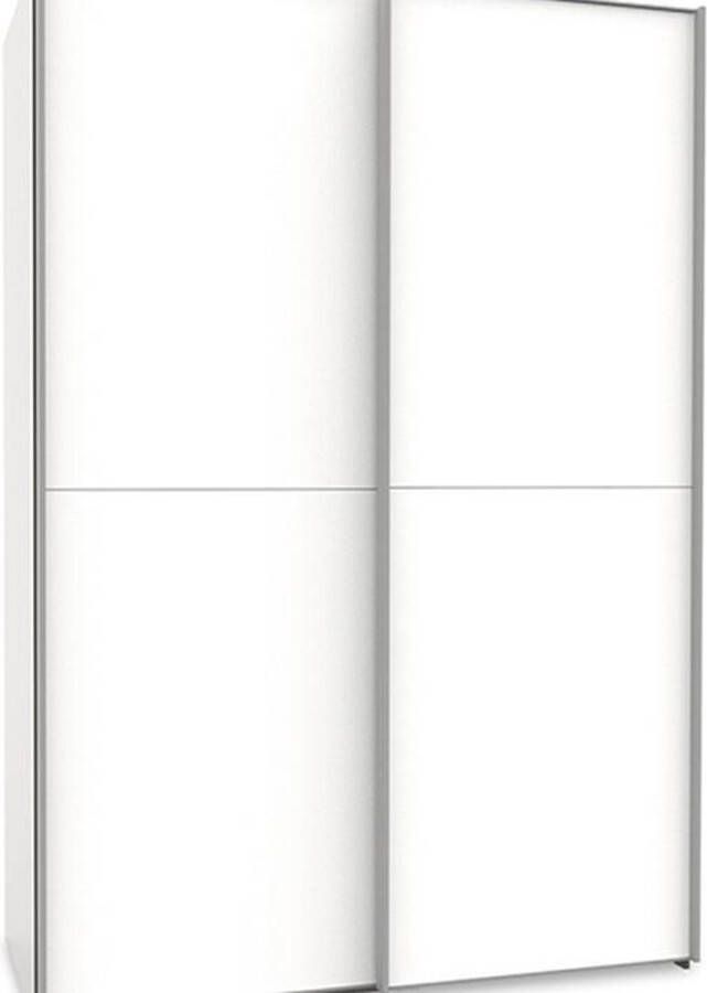 Beter Bed Select Schuifdeurkast Motion volledig met houten deuren 150 x 217 x 67 cm wit