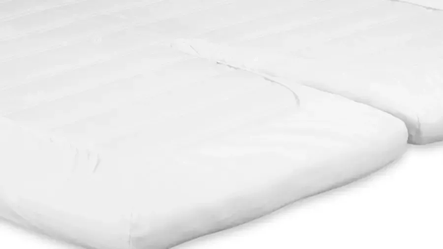 Beter Bed Select Splittopper Molton Hoeslaken Matrasbeschermer Matrashoes 200 x 210 220 cm Tot 10 cm Wit - Foto 2