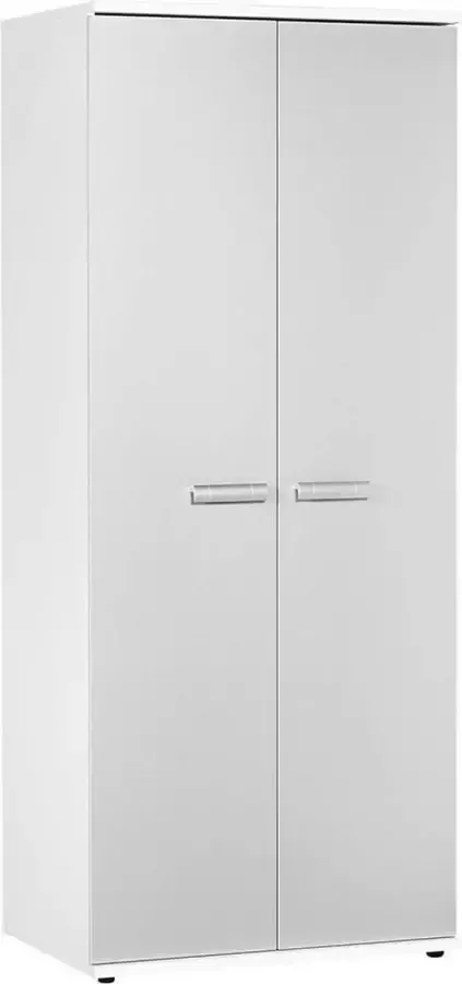 Beuk Kledingkast 2 Deurs 200 x 82 x 58cm Aluminium Effen