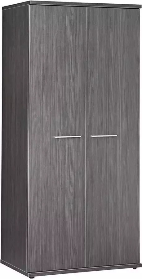 Beuk Kledingkast 2 Deurs 200 x 89 x 58cm Zwart Wouw