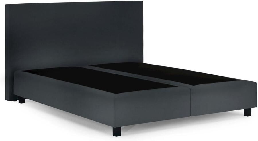 BG Homestyling Boxspring Essential 160x220 Zonder matras Antraciet Glad