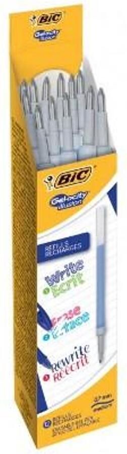 BIC Gel-ocity illusion Medium Blauw 12 stuk(s)