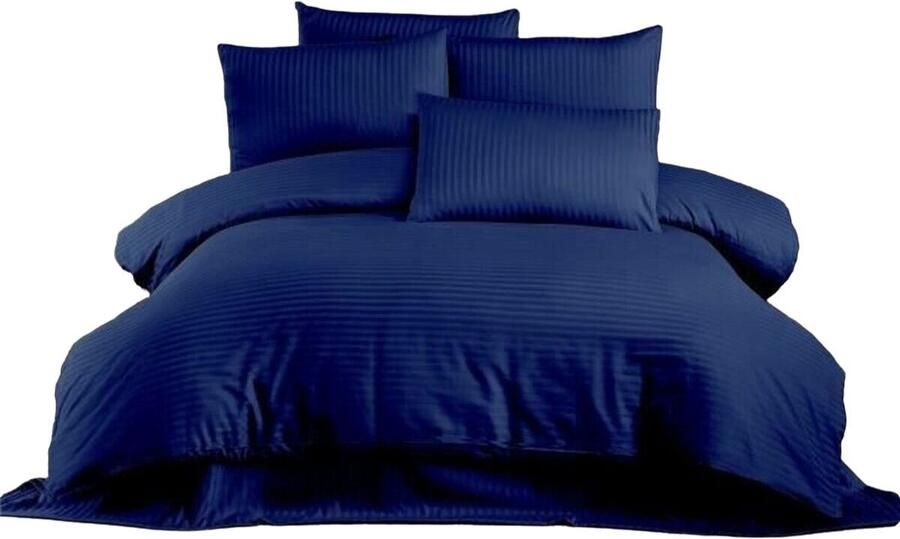 Bigbuy Home Dekbedovertrek set Blauw Bed van 200 3 Onderdelen