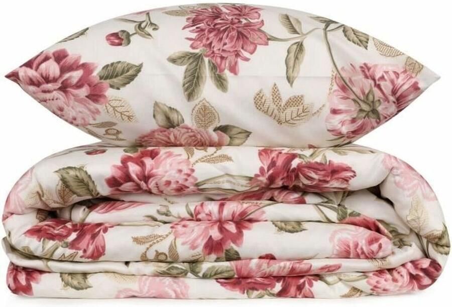 Bigbuy Home Dekbedovertrek set Crème Bed van 200 3 Onderdelen