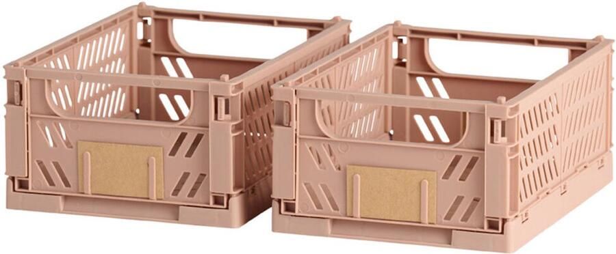 Bigbuy Home Set van opstapelbare opbergboxen Arena 25 x 16 5 x 10 cm