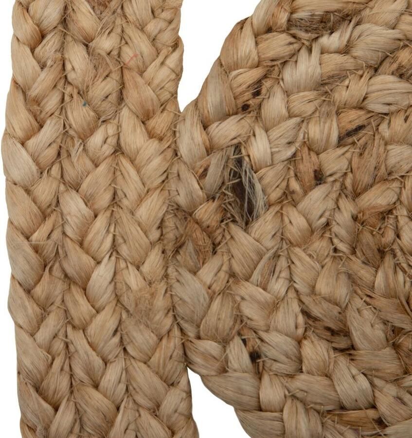 Bigbuy Home Tapijt 120 x 120 x 1 cm Natuurlijk Jute