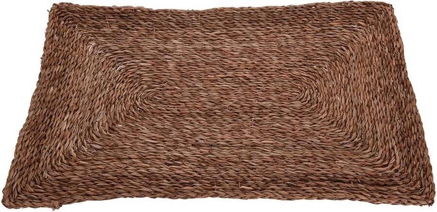 Bigbuy Home Tapijt Rechthoekig Bruin Esparto (50 x 80 cm)