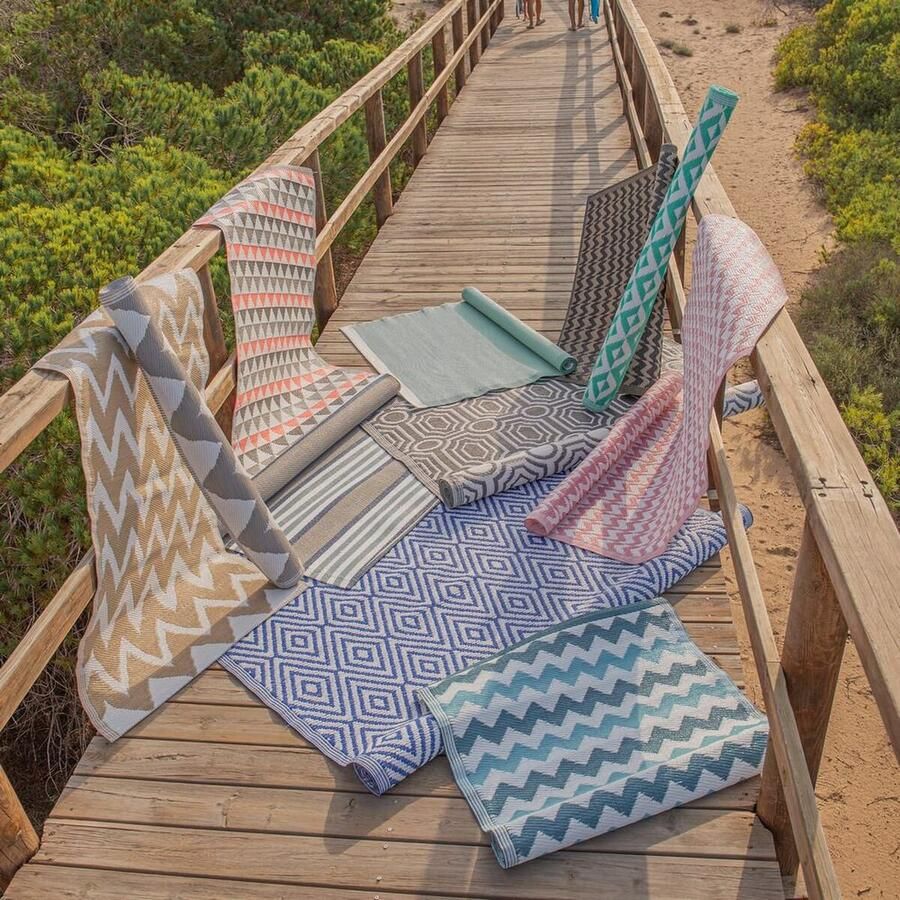 Bigbuy Home Tapijt Safos Grijs Koraal 180 x 270 cm