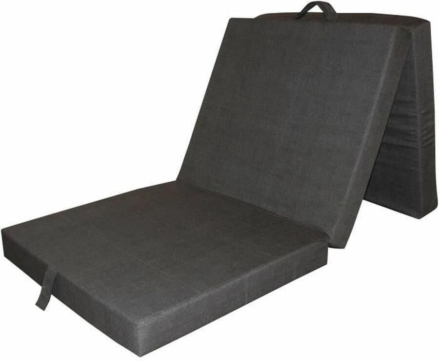 Bigbuy Home Vloerstoel Grijs 190 x 70 x 9 cm Opvouwbaar Voor meerdere posities