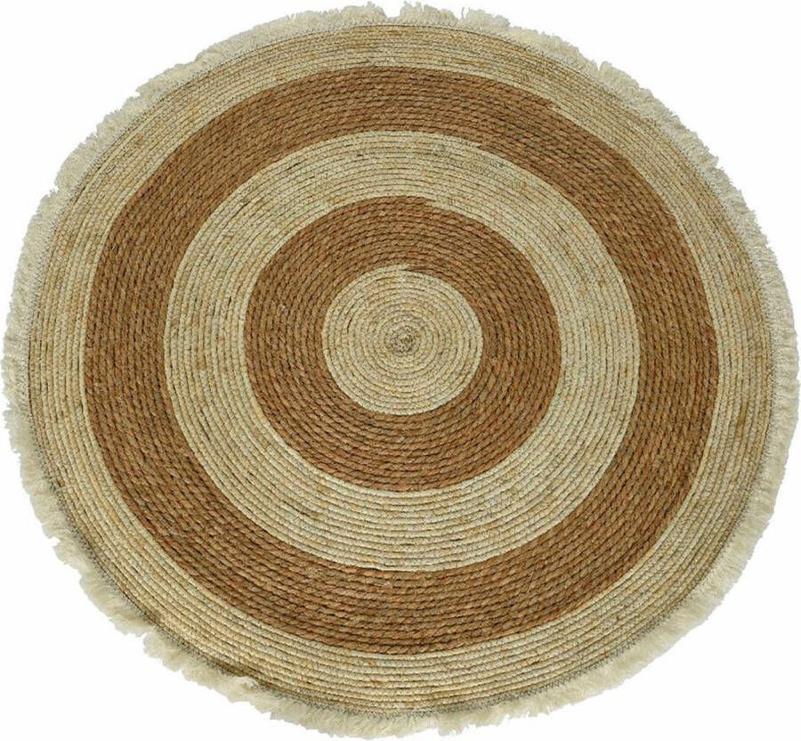 Bigbuy Home Tapijt Bruin (Ø 100 CM)