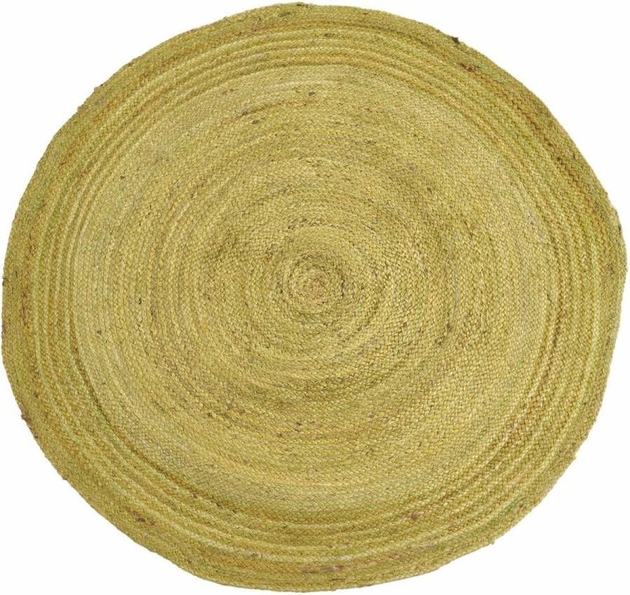 Bigbuy Home Tapijt Groen Jute 120 x 120 cm